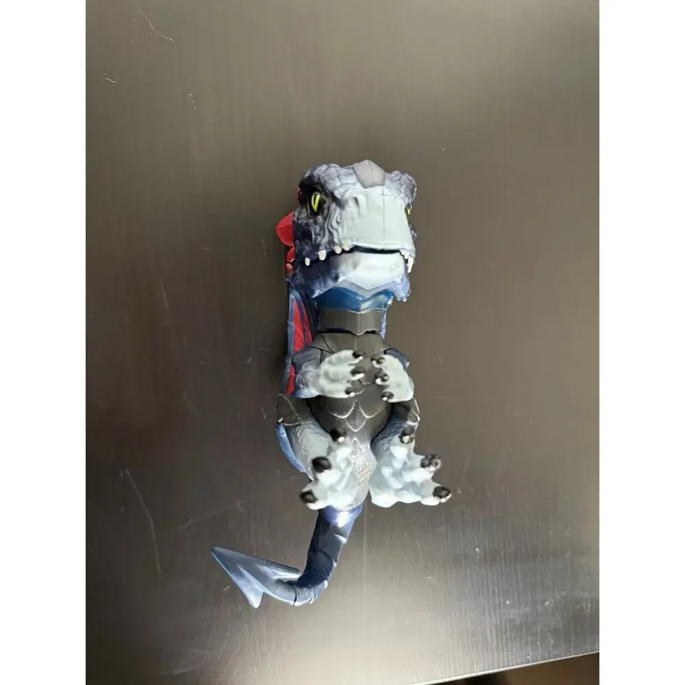 WowWee Fingerlings Untamed Dragon Shockwave Interactive Toy Figure Blue Red Horn